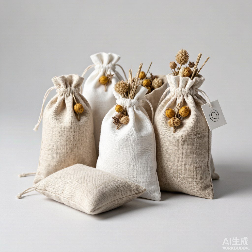 Botanical Cotton Sachet — Scented Sachets manufacturer